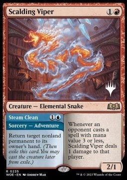 Scalding Viper // Steam Clean PWOE-235 Rare Near Mint Englisch Foil