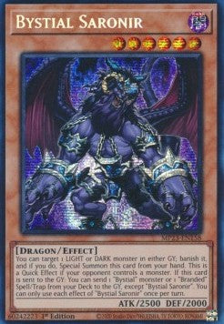 Bystial Saronir MP23-158 Secret Rare Near Mint Englisch 1. Auflage