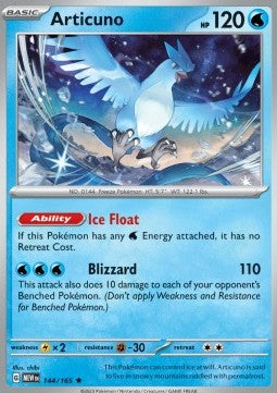 Articuno MEW-144 Rare Good Englisch Reverse Holo