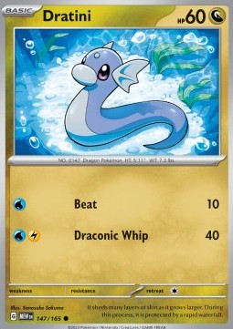 Dratini MEW-147 Common Excellent Deutsch Reverse Holo