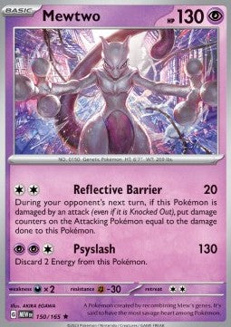 Mewtwo MEW-150 Rare Good Englisch