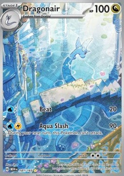 Dragonair MEW-181 Illustration Rare Light Played Englisch