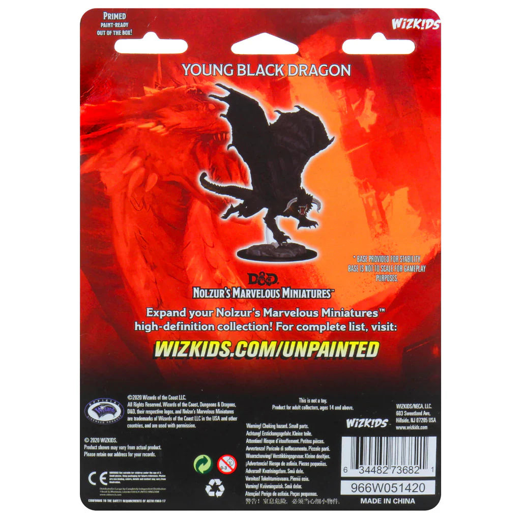 D&D Nolzur's Marvelous Miniatures - Young Black Dragon
