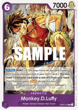 Monkey.D.Luffy (OP03-070) UP Rare Near Mint Englisch