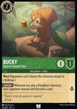 Bucky - Lehrer für Hörnchensprache 2ROF-73 Uncommon Near Mint Deutsch Foil