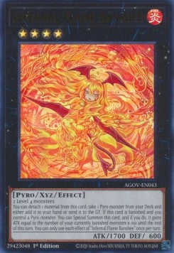 Infernale Flammenbanshee AGOV-DE043 Ultra Rare Near Mint Deutsch 1. Auflage