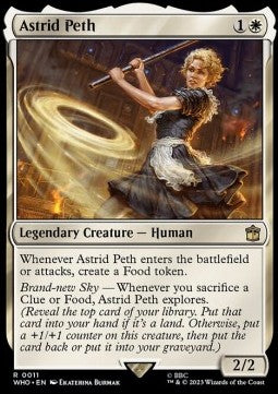 Astrid Peth WHO-11 Rare Near Mint Englisch