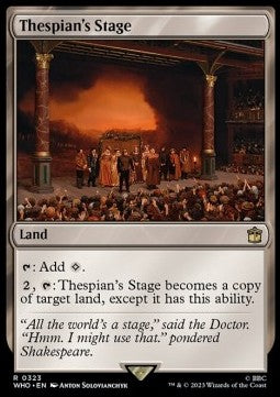 Thespian's Stage WHO-323 Rare Near Mint Englisch