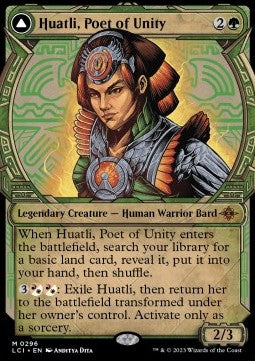 Huatli, Poet of Unity // Roar of the Fifth People XLCI-296 Mythic Near Mint Englisch
