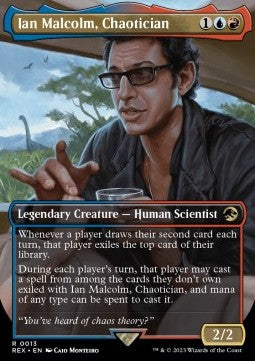 Ian Malcolm, Chaotician REX-13 Rare Near Mint Englisch