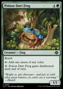 Poison Dart Frog LCI-207 Common Excellent Englisch