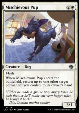 Mischievous Pup LCI-25 Uncommon Excellent Englisch