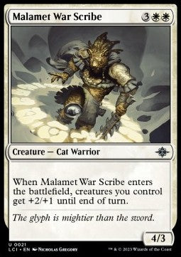Malamet War Scribe LCI-21 Uncommon Excellent Englisch