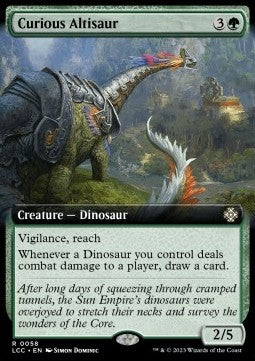 Curious Altisaur XLCC-58 Rare Near Mint Englisch
