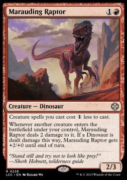 Marauding Raptor LCC-228 Rare Excellent Englisch