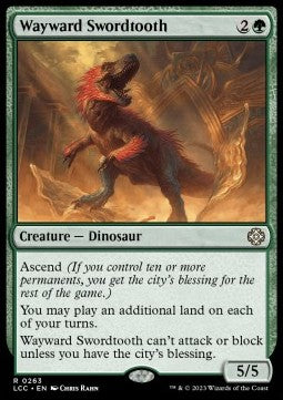 Wayward Swordtooth LCC-263 Rare Excellent Englisch
