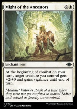 Might of the Ancestors LCI-23 Uncommon Excellent Englisch