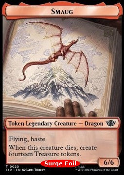 Smaug Token (R 6/6) // Food Token LTRH-T 20/24 Token Excellent Englisch Foil