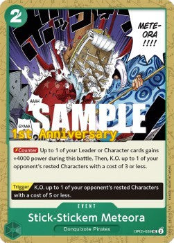 Stick-Stickem Meteora (OP05-039) OP05P Uncommon Near Mint Englisch