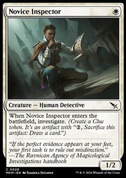 Novice Inspector MKM-29 Common Near Mint Englisch