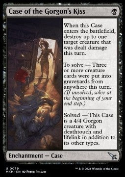 Case of the Gorgon's Kiss MKM-79 Uncommon Near Mint Englisch