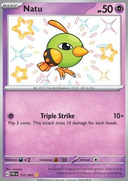Natu PAF-151 Shiny Rare Near Mint Deutsch