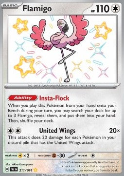 Flaminkno PAF-211 Shiny Rare Near Mint Deutsch