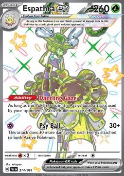 Espathra ex PAF-214 Shiny Ultra Rare Near Mint Englisch