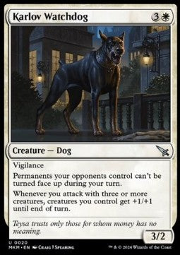 Karlov Watchdog MKM-20 Uncommon Near Mint Englisch