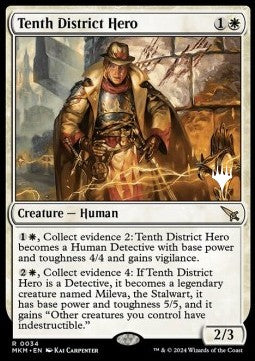 Heldin des zehnten Distrikts (V.2) PMKM-34 Rare Excellent Deutsch Foil