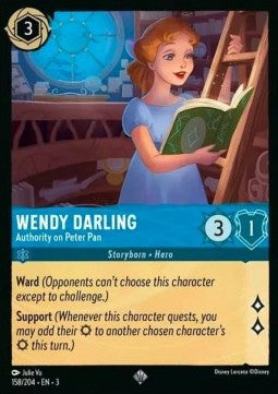 Wendy Darling - Anerkannte Autorität in Fragen zu Peter Pan 3INK-158 Super Rare Near Mint Deutsch