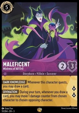 Malefiz - Herrin des Bösen 3INK-51 Legendary Near Mint Deutsch Foil