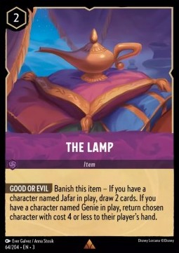 Die Lamp 3INK-64 Rare Near Mint Deutsch Foil