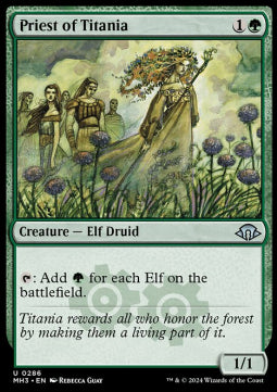 Priest of Titania MH3-286 Uncommon Excellent Englisch