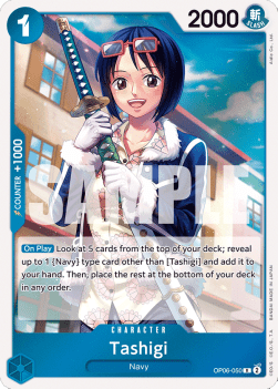 Tashigi (OP06-050) (V.1) OP06 Rare Near Mint Englisch