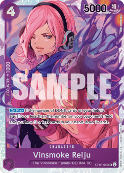 Vinsmoke Reiju (OP06-069) (V.1) OP06 Super Rare Near Mint Englisch