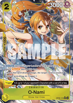 O-Nami (OP06-101) (V.2) OP06 Alternate Art Near Mint Englisch