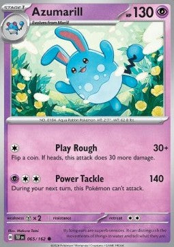 Azumarill TEF-065 Common Excellent Deutsch Reverse Holo