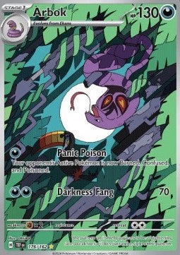 Arbok TEF-176 Illustration Rare Excellent Englisch