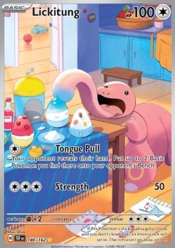 Lickitung TEF-180 Illustration Rare Excellent Englisch