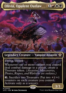 Olivia, Opulent Outlaw XOTC-2 Mythic Excellent Englisch Foil