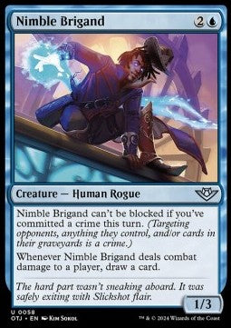 Nimble Brigand OTJ-58 Uncommon Near Mint Englisch