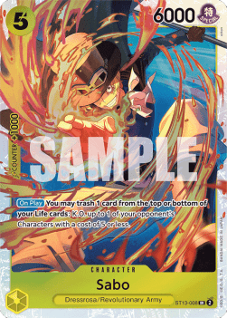Sabo (ST13-008) (V.1) ST-13 Super Rare Near Mint Englisch