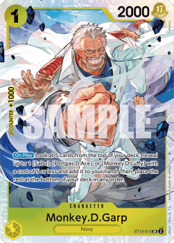 Monkey.D.Garp (ST13-013) (V.1) ST-13 Super Rare Near Mint Englisch