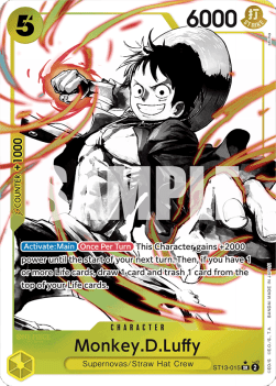 Monkey.D.Luffy (ST13-015) (V.2) ST-13 Alternate Art Near Mint Englisch