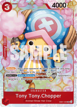 Tony Tony.Chopper (EB01-006) (V.1) EB01 Super Rare Near Mint Englisch