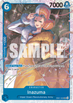 Inazuma (EB01-022) (V.1) EB01 Super Rare Near Mint Englisch
