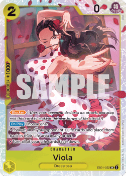 Viola (EB01-052) (V.1) EB01 Super Rare Near Mint Englisch