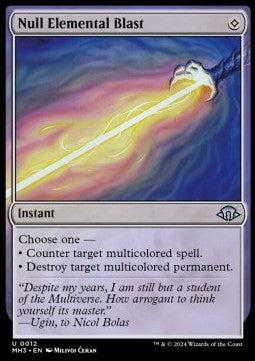 Null Elemental Blast MH3-12 Uncommon Excellent Englisch