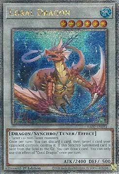 Korallendrache (V.5) RA02-031 Quarter Century Secret Rare Near Mint Deutsch 1. Auflage